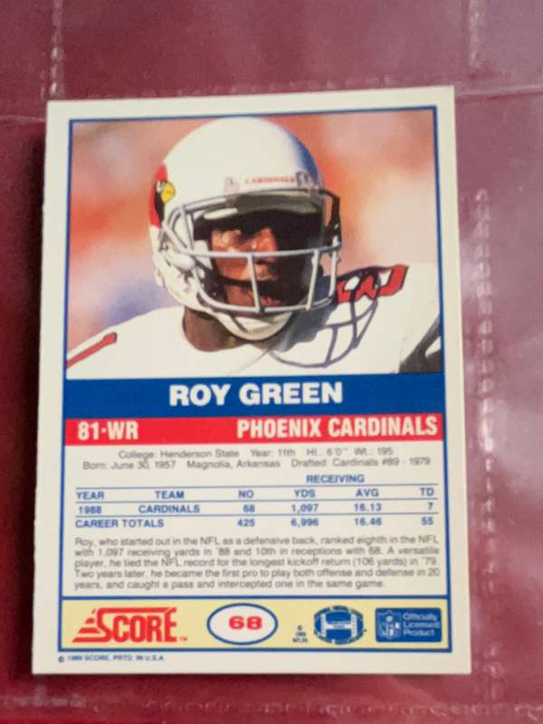 Card back