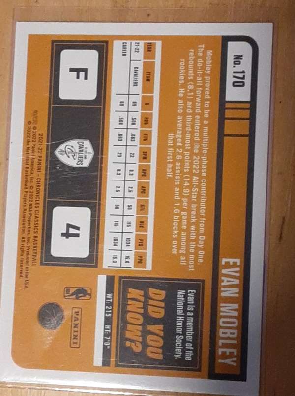 Card back