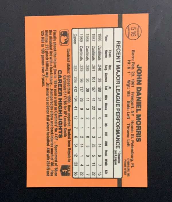 Card back